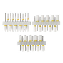30 Ersatzköpfe für elektronische Maniküre-Sets, Keramik- und Edelstahlbohrer, zum Entfernen der Nagelhaut und Polieren der Nageloberfläche,