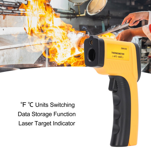 Handheld Infrared Thermometer -50C to 550C, Fast Response 2