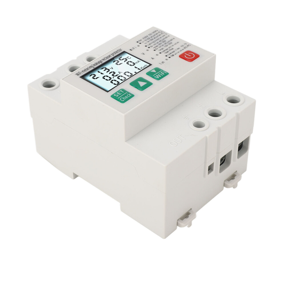Smart Wifi Circuit Breaker 1-63A Over/Under Voltage & Leakage Protection 6951375987820