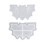Quicksand Coaster Mold Christmas Tree Snowflake Cup Mat-Bat 02 1