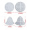 Silicone Halloween Skull Coaster Resin Casting Mold-Ghost 03 4