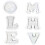 Storage Container Crafting Silicone Mold Personalized-E letter 2