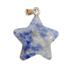 Natural Stone Pendant Jewelry Pendant Jewelry-24.Blue dot