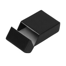 Luxury Cigarette Case, Leather and Stainless Steel Design, Moisture and Pressure Resistant Organizer, Unisex with Magnetic Closure (Compact and Lightw