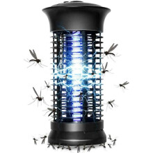 Lanternă electrică anti-țânțari, lanternă anti-insecte cu atracție la lumină UV, impermeabilă, pentru interior și exterior, cu alimentare