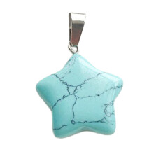 Fashion Accessory Natural Stone Material Star-14.Turquoise