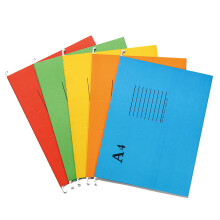 Farbenfroher Aktenordner, Hängemappen mit Erweiterungsfalten für mehr Kapazität, transparente Trennblätter aus Kunststoff für schnelles