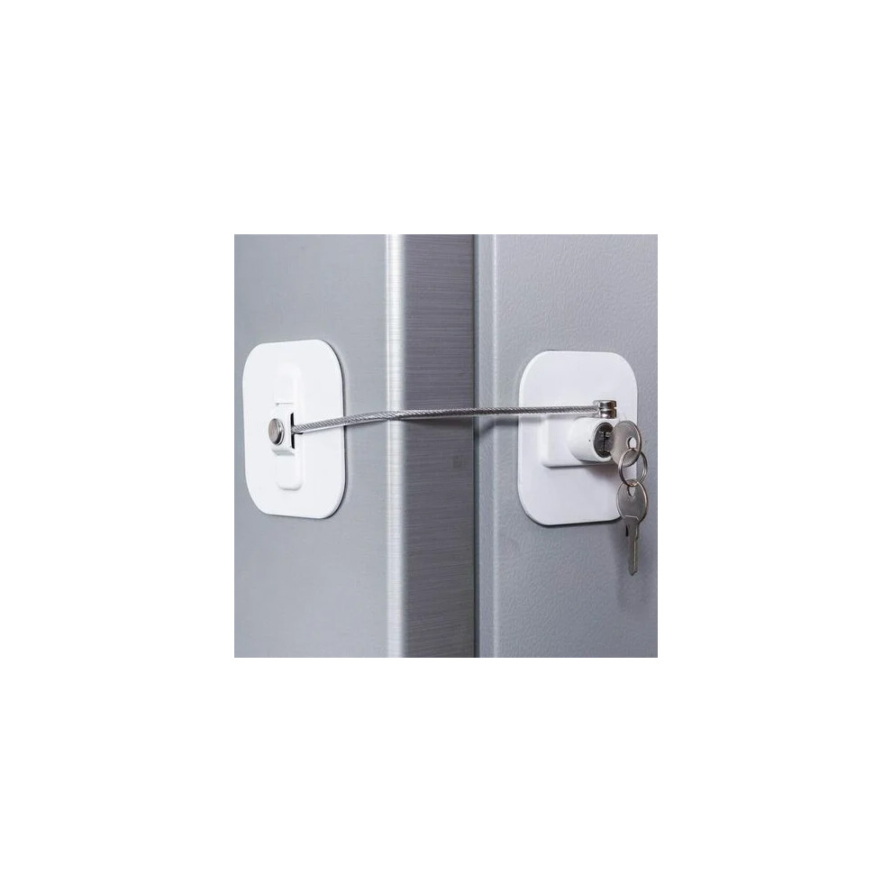 Easy Install Refrigerator Lock, No Tools Required For Quick And Simple Setup, Reusable With Additional Adhesives, Ensuring Child Safety And Peace Of