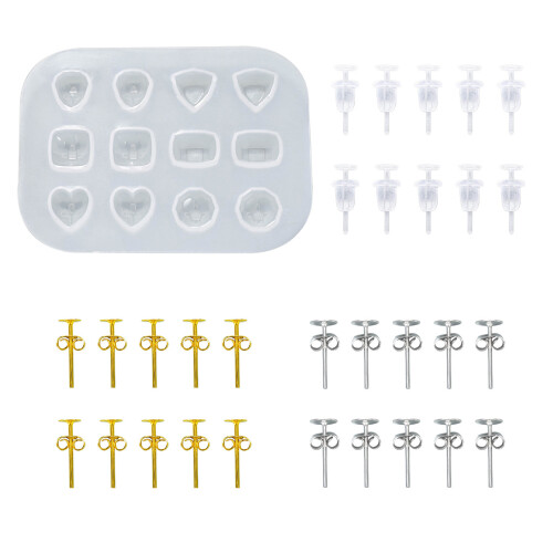 Moule en Silicone Durable pour boucles d'oreilles, pièces de-UN 1
