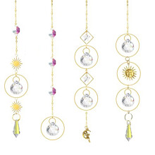 Apanhadores de Sol de Cristal para Sustento Espiritual, Decoração para Janelas, Casa e Jardim, Artesanato Requintado e Durável, Criador de