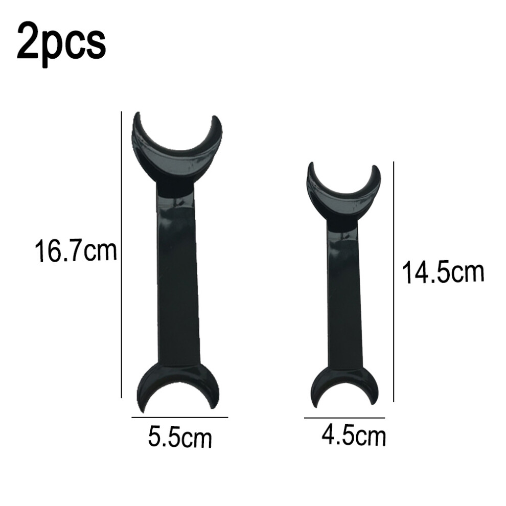 Dental Cheek Retractor with Unobstructed Oral Cavity View, Eco-Friendly Plastic Double Head Mouth Opener for Disposable Mouth Opening, Teeth