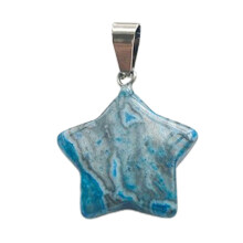 Jewelry Accessory Natural Stone Material-15. Blue Crazy Agate