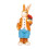 Figurines de lapins de pâques,-cadre arrière en forme de fleur 1
