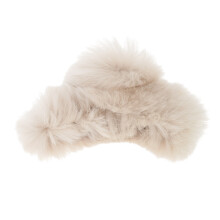 Fashion Hair Barrette Stylish Hair Claw Clips-milk tea