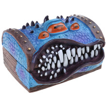 RPG Würfel Box Schmuck Box Monster Horror Mimik Brust Halskette