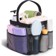 Hygiene Hero: Mesh Shower Caddy Portable, Oxford Fabric Base Durable Mesh Material For Bathroom Essentials, Large Storage Capacity Quick Dry