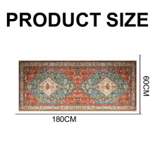 Tappeto vintage, passatoia lavabile in stile boho con strato superiore in tessuto super assorbente per cucina, corridoio, camera da letto, ingresso,