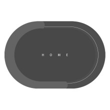 Tappeto da bagno ad asciugatura rapida, design antiscivolo per garantire la sicurezza nei bagni moderni, protegge dai pavimenti freddi, di alta