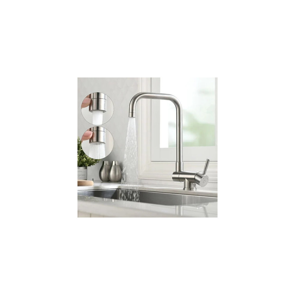 Elegant Kitchen Faucet, Compact Size For Space-Efficient Design, Lead-Free Material Promotes Healthier Cooking, 360 Degree Swivel Spout For Wide 9173940219472