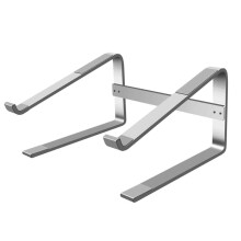 Supporto ergonomico per laptop, supporto per laptop ventilato in lega di alluminio per notebook da 17", design pieghevole che offre un maggiore