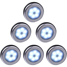 Solution d'éclairage sans fil : lampe à détecteur de mouvement lumineuse et durable, LED à piles économe en énergie et facile à installer