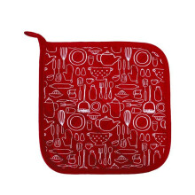 Professionelle Topflappen, rutschfestes Neopren, ergonomisch geformt für optimalen Halt und einfache Flexibilität, ideal zum Kochen und Backen (Rot,