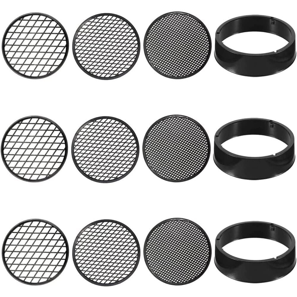 Abs Plastic Duct Connector Flange, Round Air Duct Connector For Wide Application In Heating Cooling Ventilation, Corrosion-Resistant Connector With 9405630848922