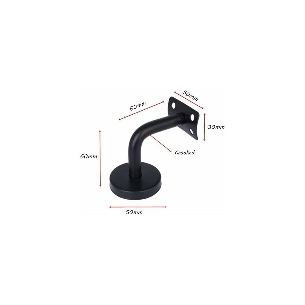 Stainless Steel Handrail Brackets, High-Quality Stainless Steel Wall Mount Stairway Railing Bracket, Curved Handrail Brackets For Various Staircases 9169997070470
