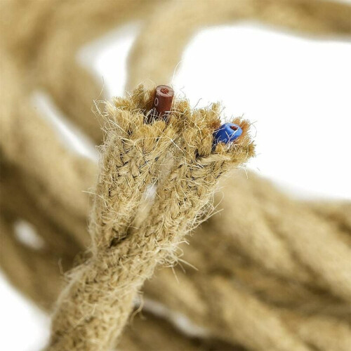 Vintage Hemp Braid, Elegant Solution For Lamp Wiring And DIY Projects 1
