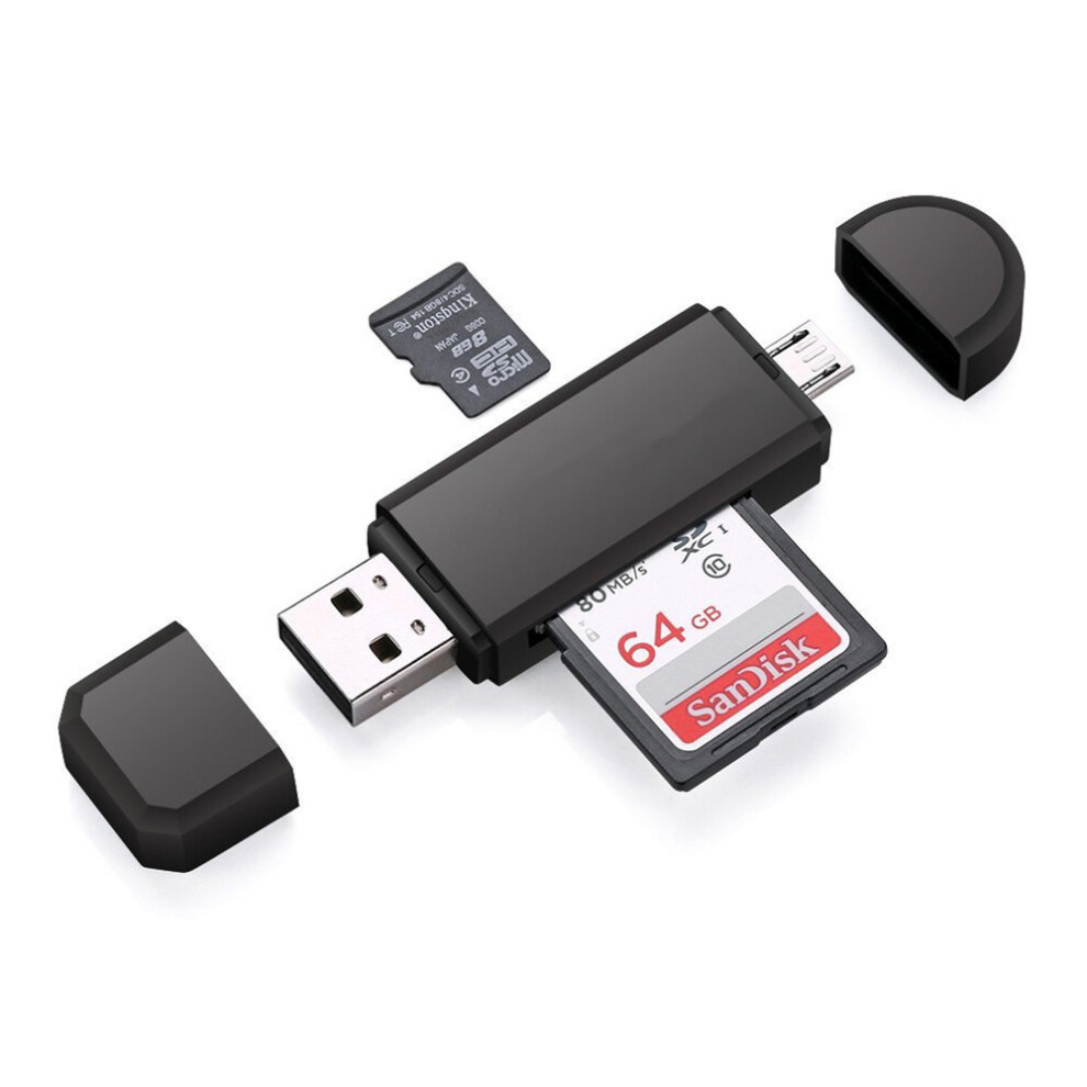 Efficient File Manager, Dual Card Slots Card Reader With Plug And Play Functionality For Instant Secure Data Access, Supporting A Wide Range Of 9405630918823