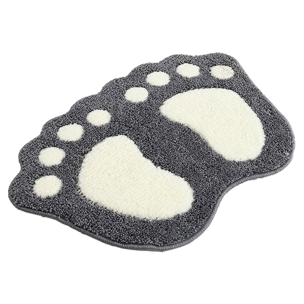 Luxury Big Feet Bath Rug, Non Slip Ensures Safe Flooring, Comfy Luxurious Microfiber For Ultimate Comfort, Super Water Absorbent And Quick Drying,