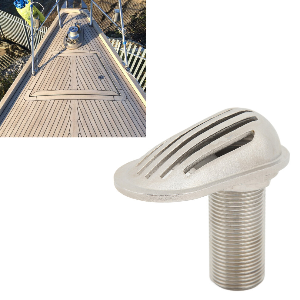 316 Stainless Steel Marine Water Intake Filter 1In For Kayak & Yacht 9361369372964