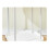 Luxury Double Layer Rolling Bedside Shelf, White, Plastic & Iron 8