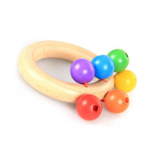 Bunte Holz-Knirpse für Babys - Leichter Griff, Süße Form für early Learning