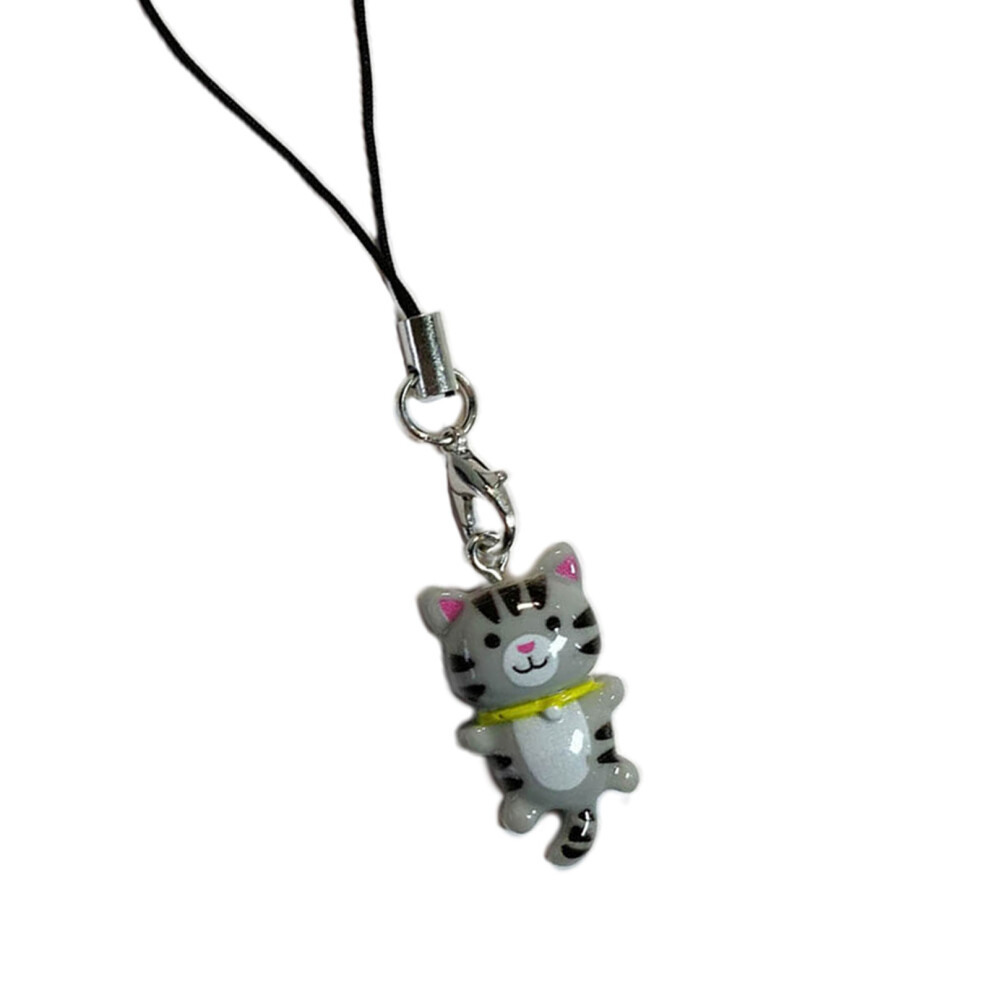 Y2k Phone Charm Keychain Animal Cat Phone Strap Lanyard For-5 7732000918506