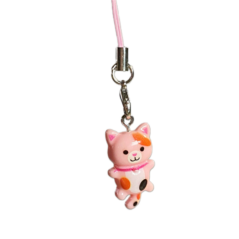 Y2k Phone Charm Keychain Animal Cat Phone Strap Lanyard For-1 7732000918285