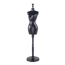 Mini-poppendisplaystandaard Poppenjurkhouder-Zwart