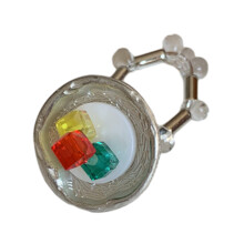 Elastic Beaded Rings for Women Cute Heart Finger Rings-3