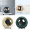 Automatic Watch Rotators Unique Design Watch Storage Box-White 3