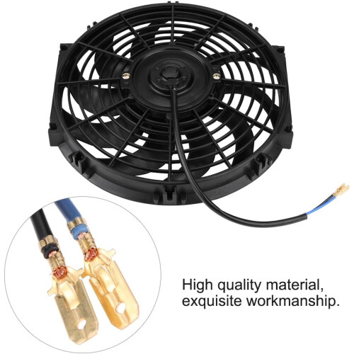 Ultra-thin Radiator Fan Design, Engine Bay Clearance Optimized For Seamless Modifications, High Performance Electric Cooling Fan Keeps Engine 1