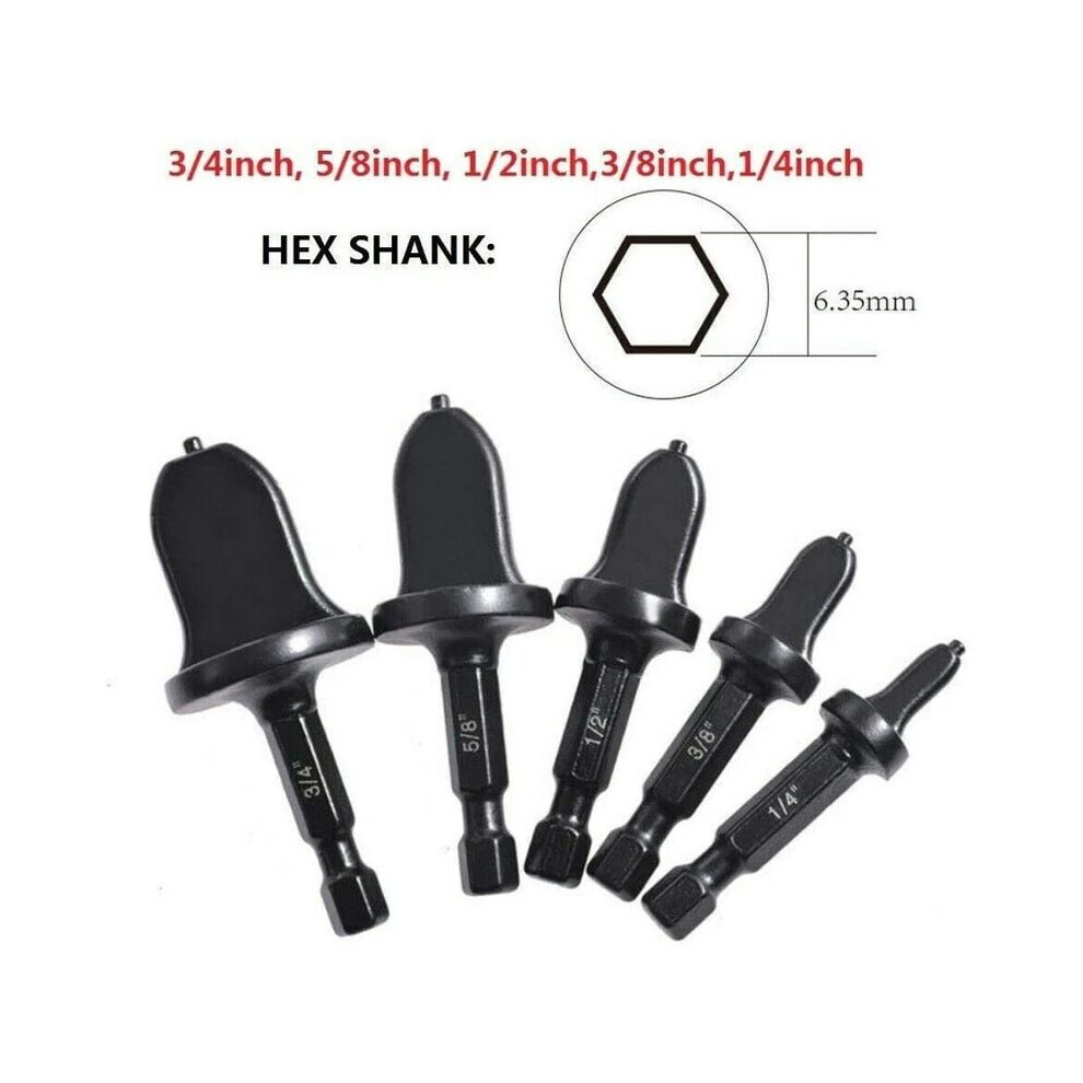 Copper Swaging Tool For Hvac, Air Conditioner Repair, Bearing Steel Drill Bit Set Ensuring Perfect Connection & High Hardness, Tube Expander For 9169997071453