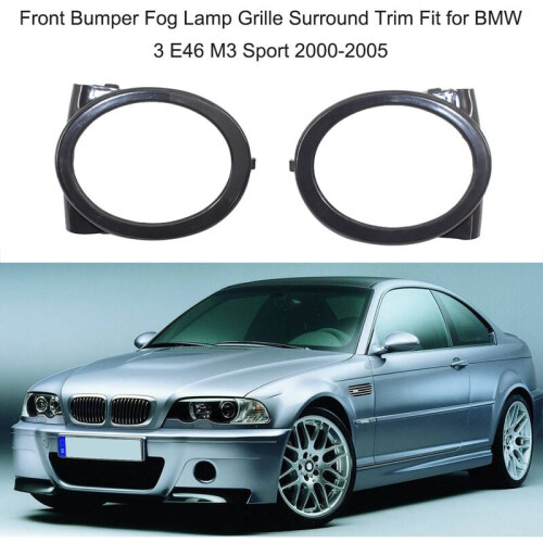 Κάλυμμα προβολέα ομίχλης M3Style συμβατό με BMW σειράς 3 E46 2001-2005, γνήσια ποιότητα OEM, 2