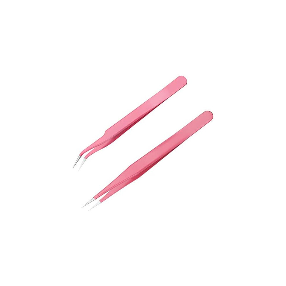 Beauty Craftsmanship Revolution, Eyelash Extension Tweezers for Professional Lash Stylists, Stainless Steel (Professional Precision & Tarnish