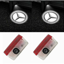Eenvoudig te installeren LED-deurverlichting voor Mercedes Benz, geen bedrading nodig, welkomstverlichtingssysteem, autodeurprojectie met hoge