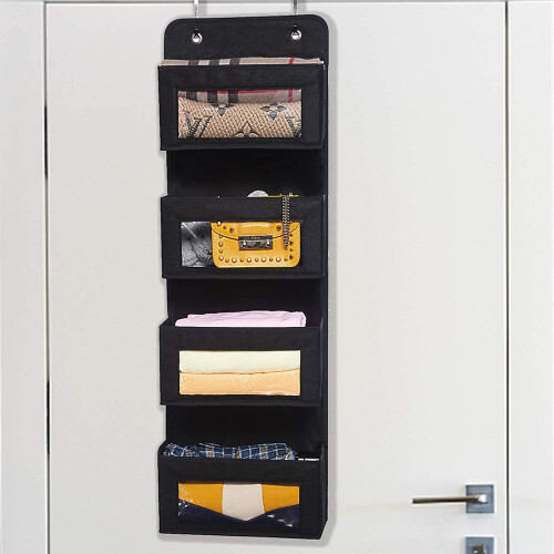 Super Over The Door Organizer, Στενή Παπουτσοθήκη με Μεγάλες Βαθιές Τσέπες, Ανυψώστε την 2
