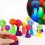 Bouncy Emoji Popper για διαδραστικό παιχνίδι, ανθεκτικά πλαστικά παιχνίδια με ελατήρια 7