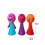 Bouncy Emoji Popper για διαδραστικό παιχνίδι, ανθεκτικά πλαστικά παιχνίδια με ελατήρια 3