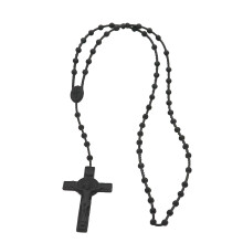 Rosary Beads Luminous Noctilucent Necklaces Glowing-Black