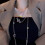 Collier étoile multicouche avec notes de musique, glands de 6