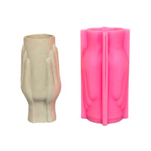 Concrete Moulds Flowerpots Molds Cements Mould Silicone Material